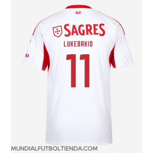 Camiseta Benfica Dodi Lukebakio #11 Tercera Equipación Replica 2025-26 mangas cortas